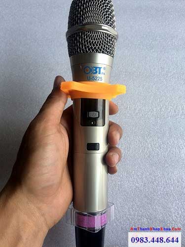 Micro không dây nhập khẩu OBT U5225 giá bình dân cho sân khấu, karaoke