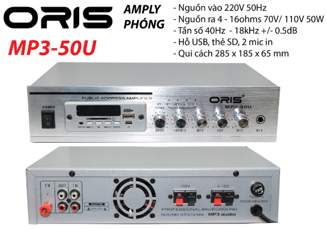 Amply Oris MP3- 50U 2