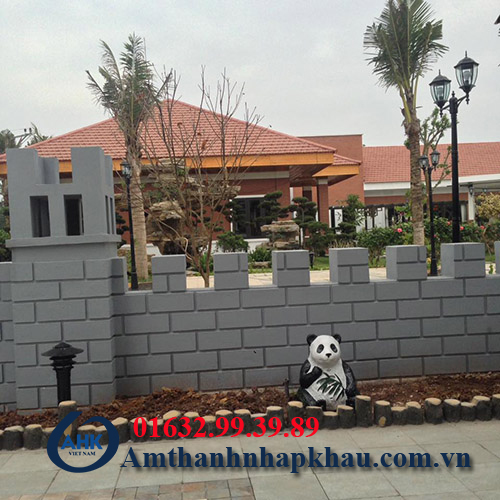 Dự án lắp đặt âm thanh hội trường, sân vườn khu rì sọt thị trấn Thanh Ba tỉnh Phú Thọ 9