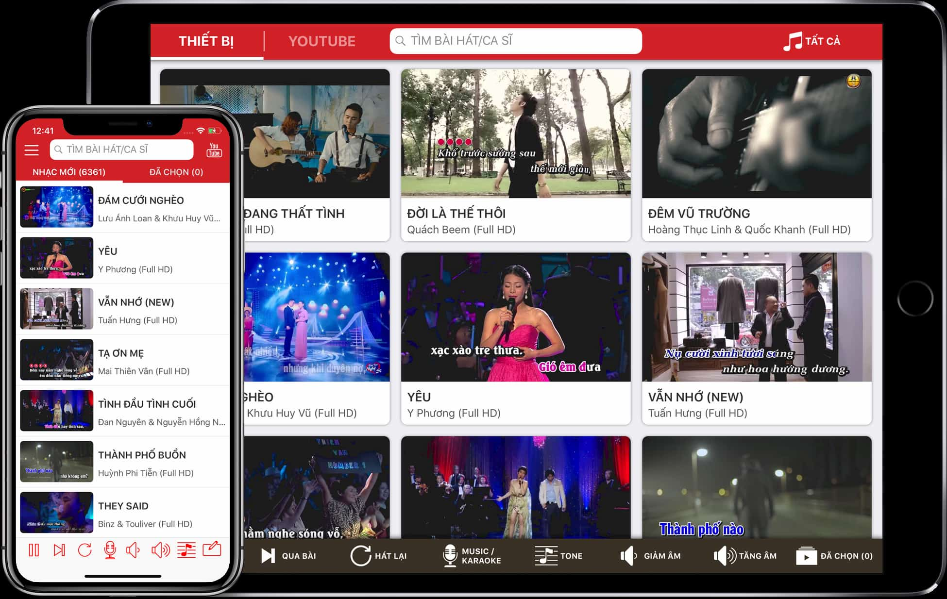 App hát karaoke trên internet KaraTube