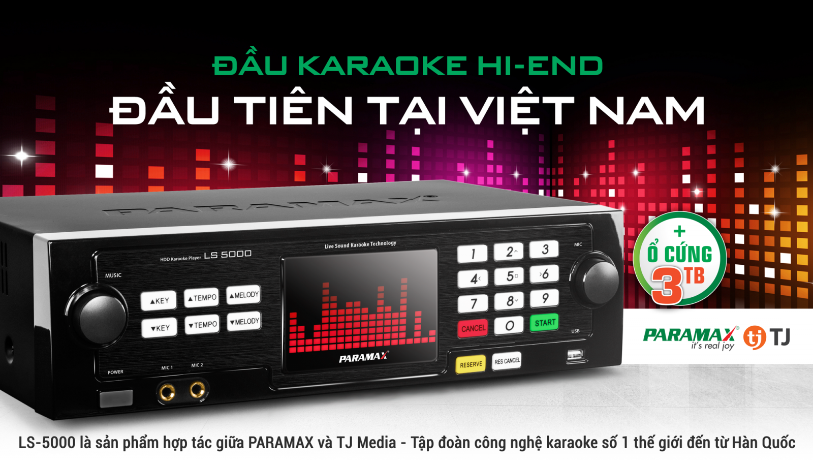 đầu karaoke paramax LS-5000