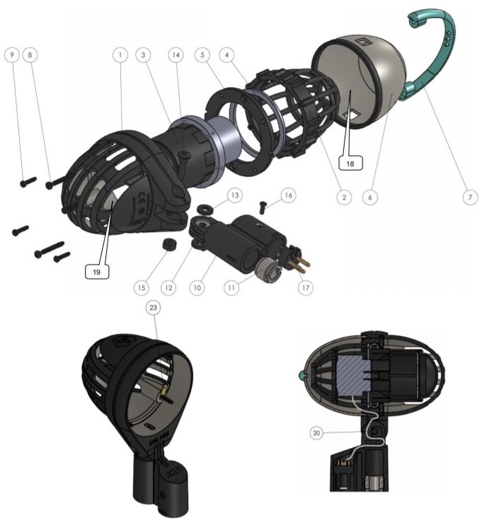 Cấu tạo của AKG D112 MKII