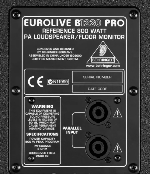 Loa Behringer Eurolive B1220 PRO-EU 800w