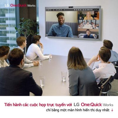 Hệ thống hội nghị trực tuyến LG One Quick Works 8
