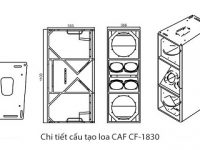 Loa array CAF CF-1830 thiết kế tinh tế 2