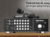 Amply Karaoke PARAMAX AX-1200 thiết kế tinh tế