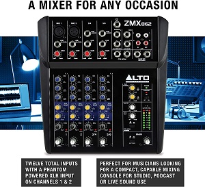Bàn trộn mixer Alto ZMX862 cao cấp