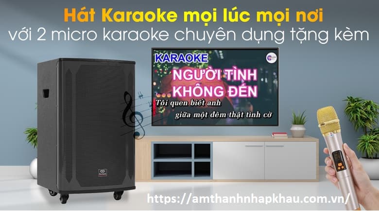 Loa Karaoke Zenbos K-200 Thiết kế hiện đại | Âm thanh AHK