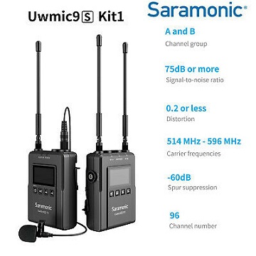 Hệ thống mic Saramonic UwMic9S Kit1 giá tốt