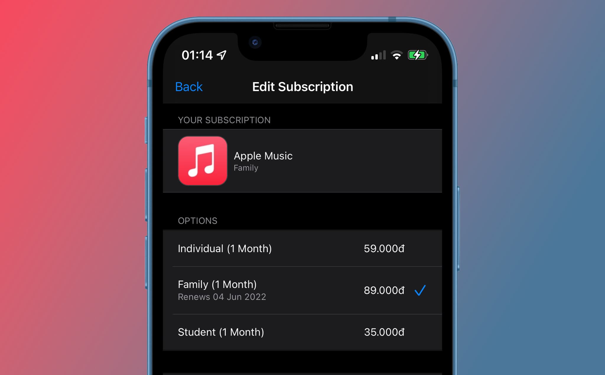 Apple Music cho sinh viên tăng giá