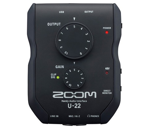 Soundcard thu âm Zoom U-22 chính hãng