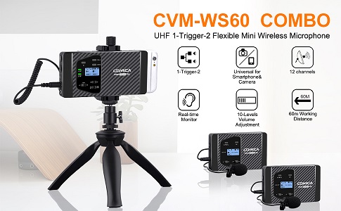 Bộ micro Comica CVM-WS60 COMBO chất lượng cao