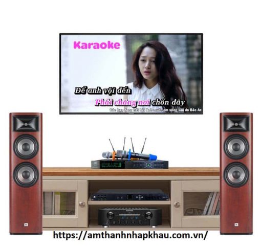 Dàn nghe nhạc và hát karaoke JBL giá 80 triệu