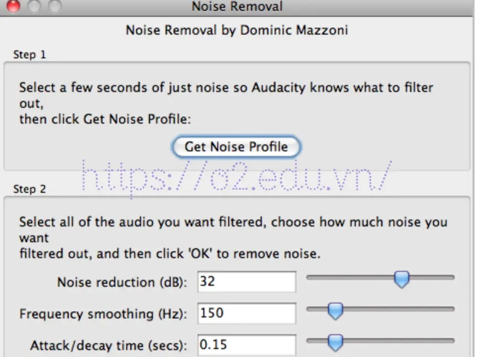 Cách lọc tiếng ồn bằng Audacity!