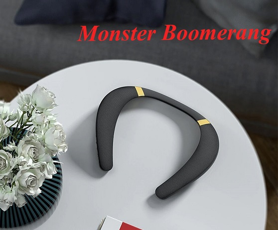 Loa đeo cổ Monster Boomerang tại AHK