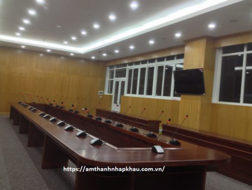 hệ thống âm thanh phòng họp UBND tỉnh Thái Bình