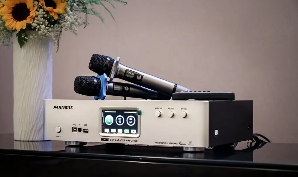 Ra mắt loa cột Paramax EURO 8 Series và Amply Mixer karaoke Paramax Z-A450 1