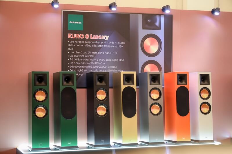 Ra mắt loa cột Paramax EURO 8 Series và Amply-Mixer karaoke Paramax Z-A450