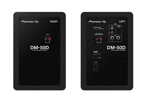 Loa monitor Pioneer DJ DM-50D kết nối thuận tiện