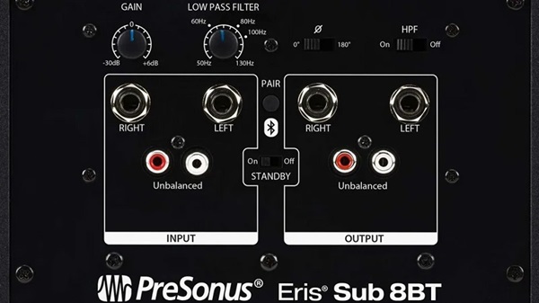 Loa sub PreSonus Eris Sub 8 BT kết nối thuận tiện